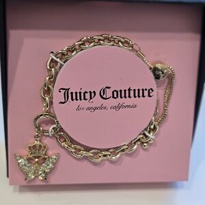 Juicy Couture Gold Butterfly Charm Bracelet